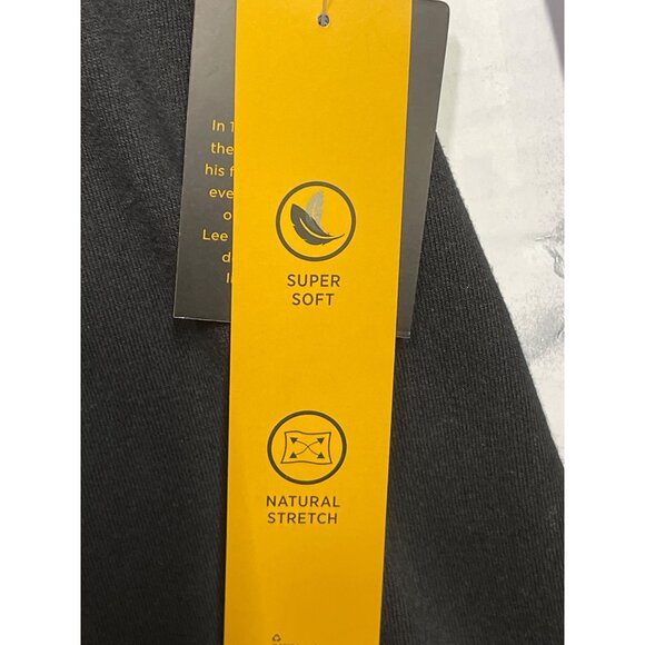 Lee Mens X-Large Classic Fit Long Sleeve Black Shirt With Pocket 60% Cotton 40% - Picture 9 of 10